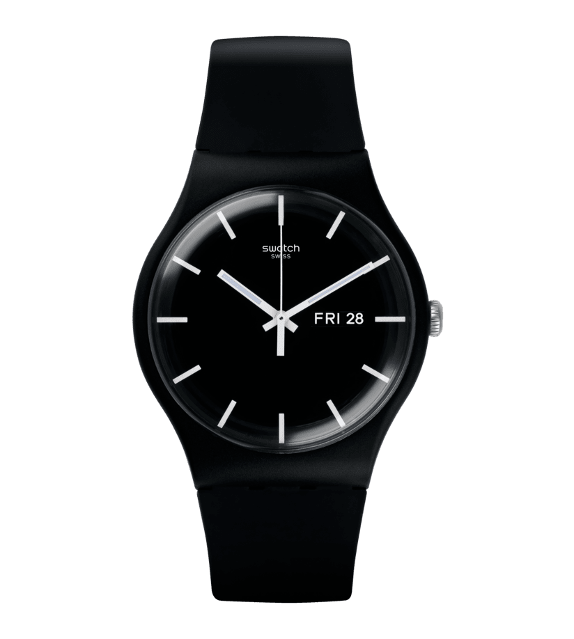 ساعت مچی یونی‌سکس سواچ SWATCH MONO BLACK