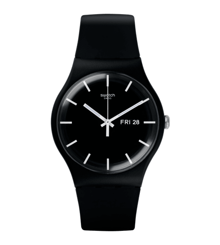 ساعت مچی یونیسکس سواچ SWATCH MONO BLACK