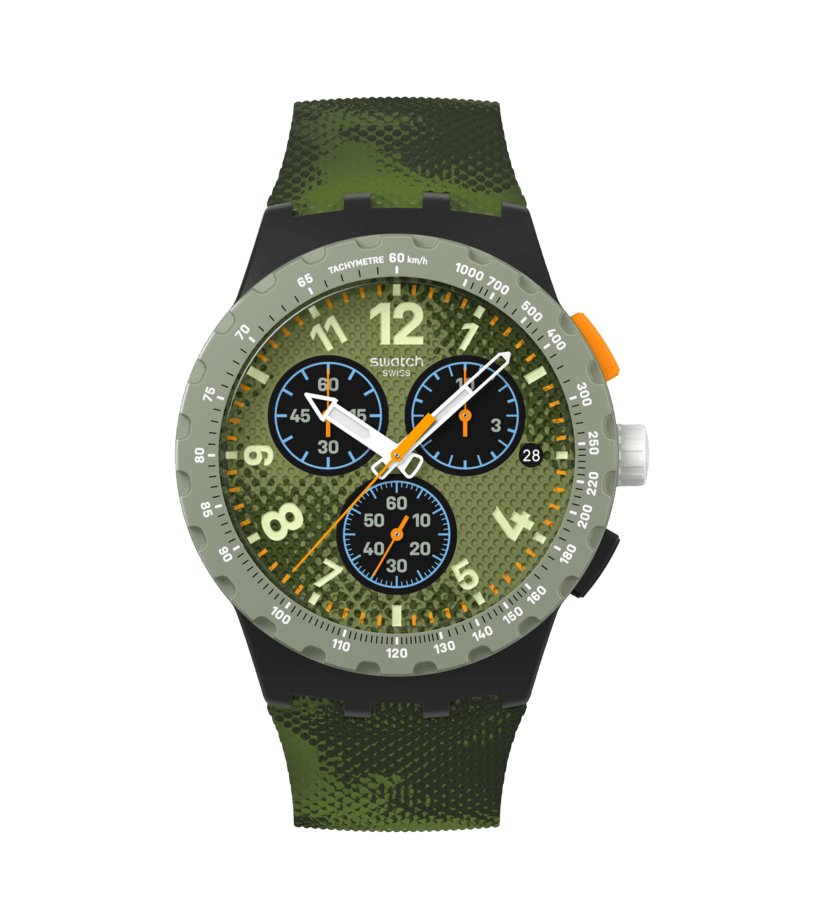 ساعت مچی یونیسکس SWATCH MIDDAY CAMO