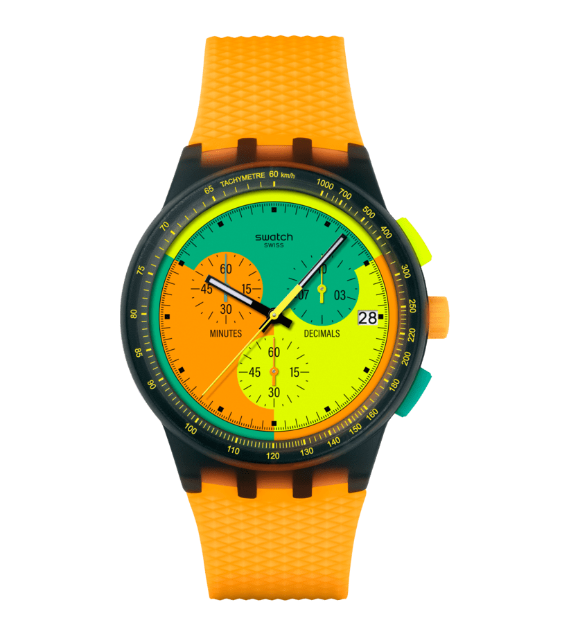 ساعت مچی یونیسکس SWATCH NEON SIGNAL FLAG