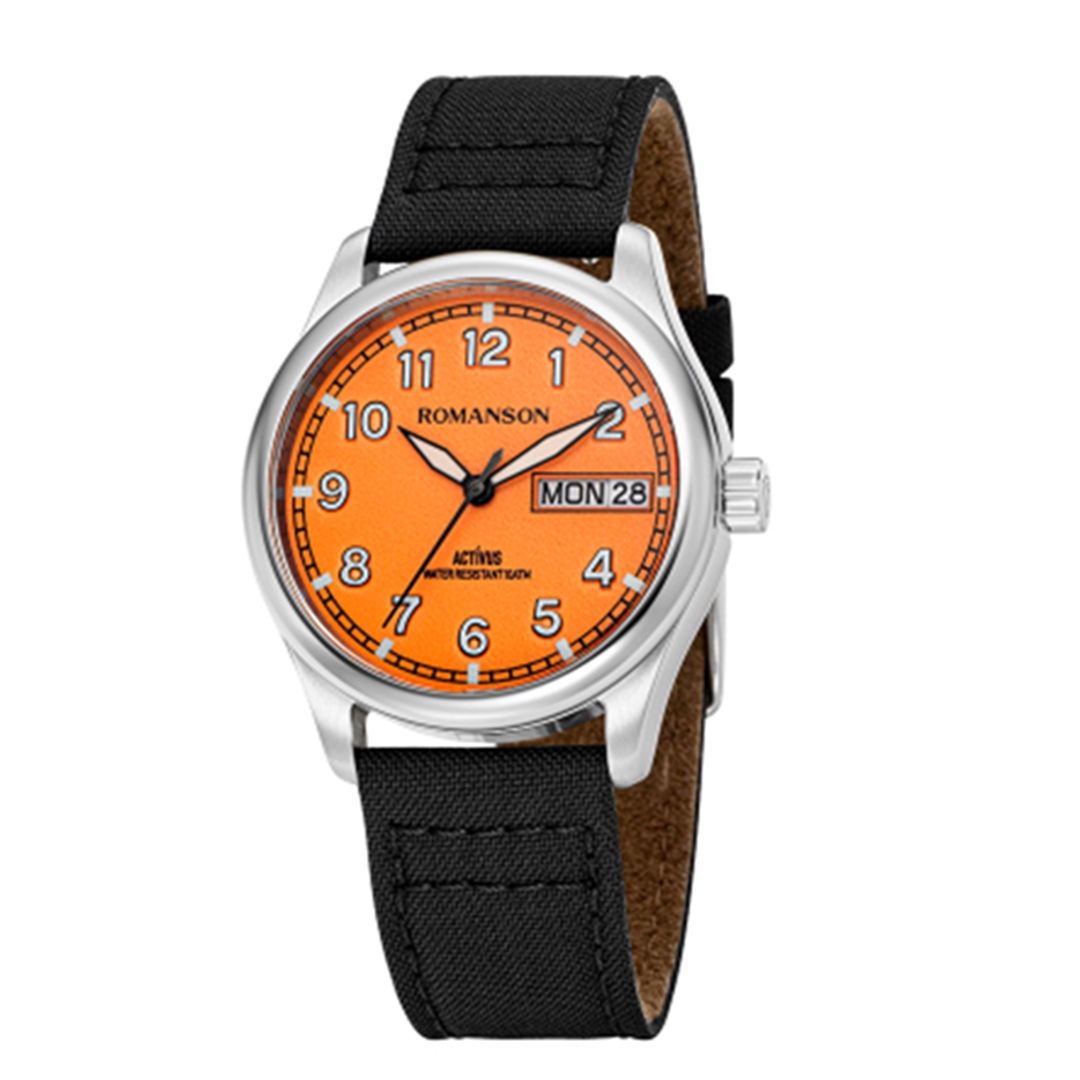 ساعت مچی یونی‌سکس رومانسون ROMANSON AL3BF015FMBWAH2W–ORANGE