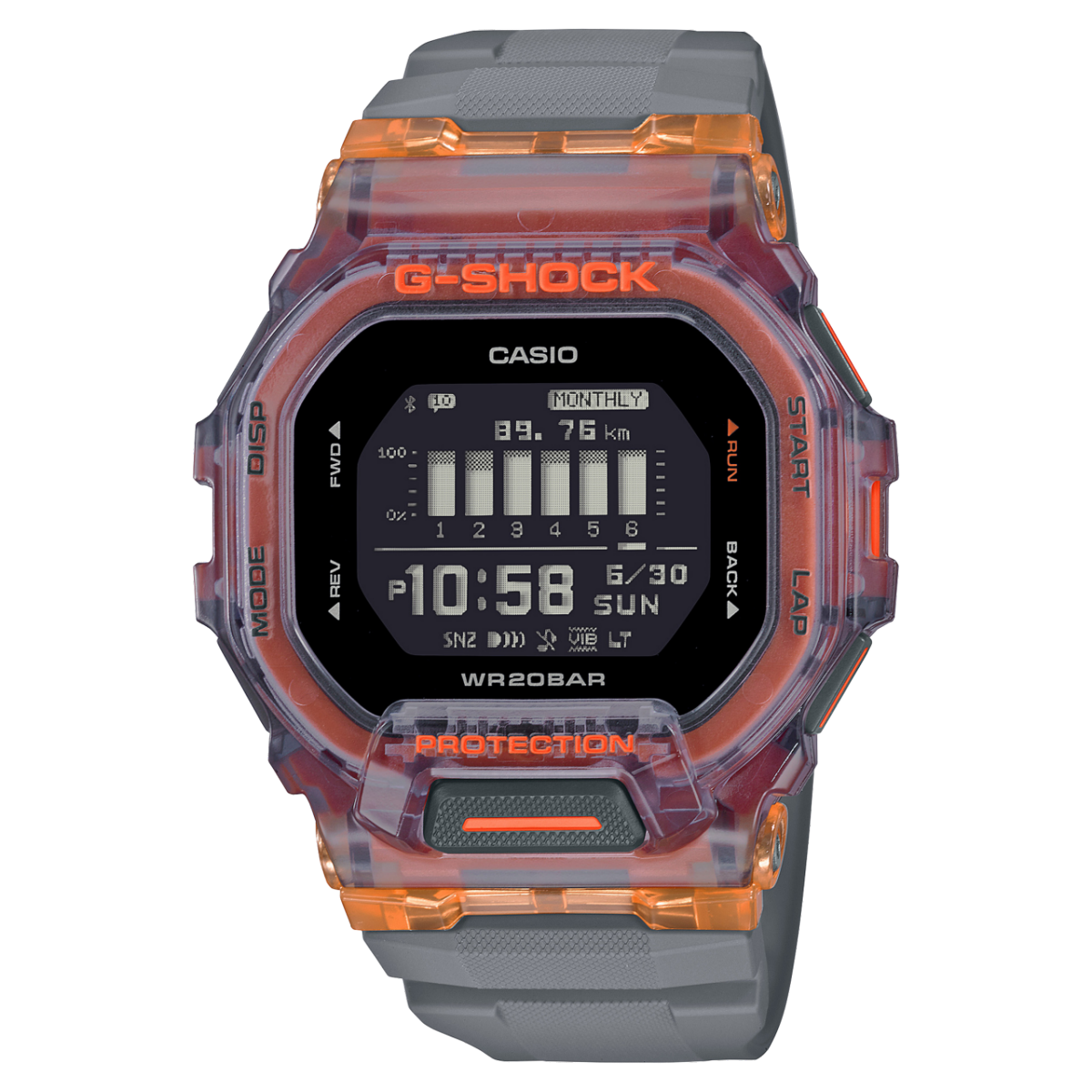 ساعت مچی یونیسکس ورزشی جیشاک G_SHOCK GBD-200SM-1A5DR