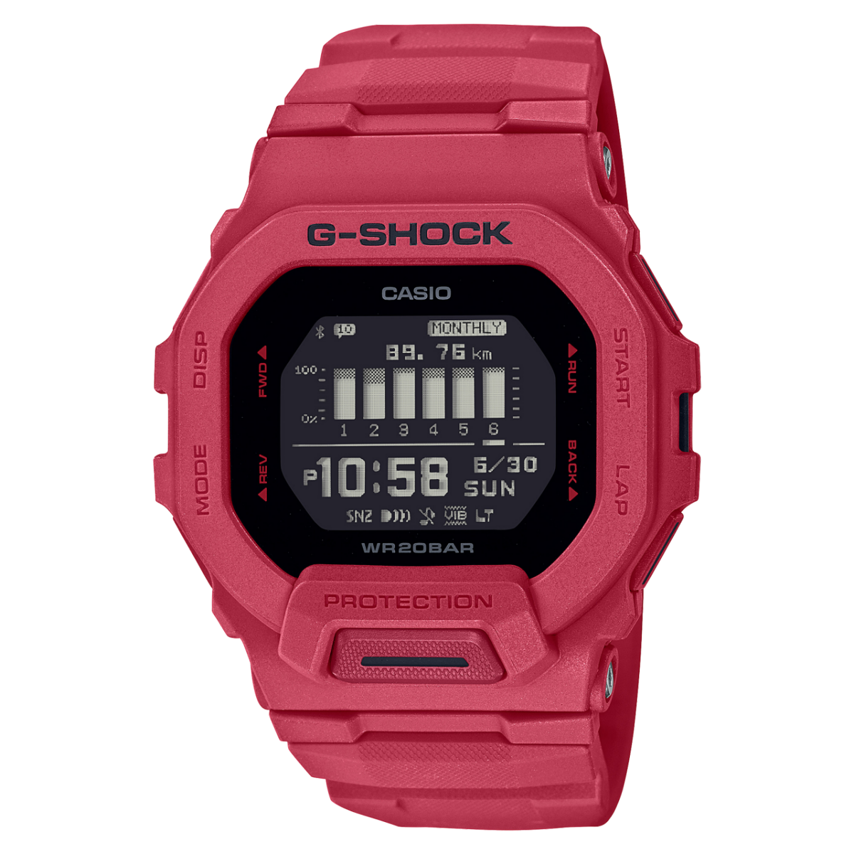 ساعت مچی مردانه ورزشی جیشاک G-SHOCK GBD-200RD-4DR