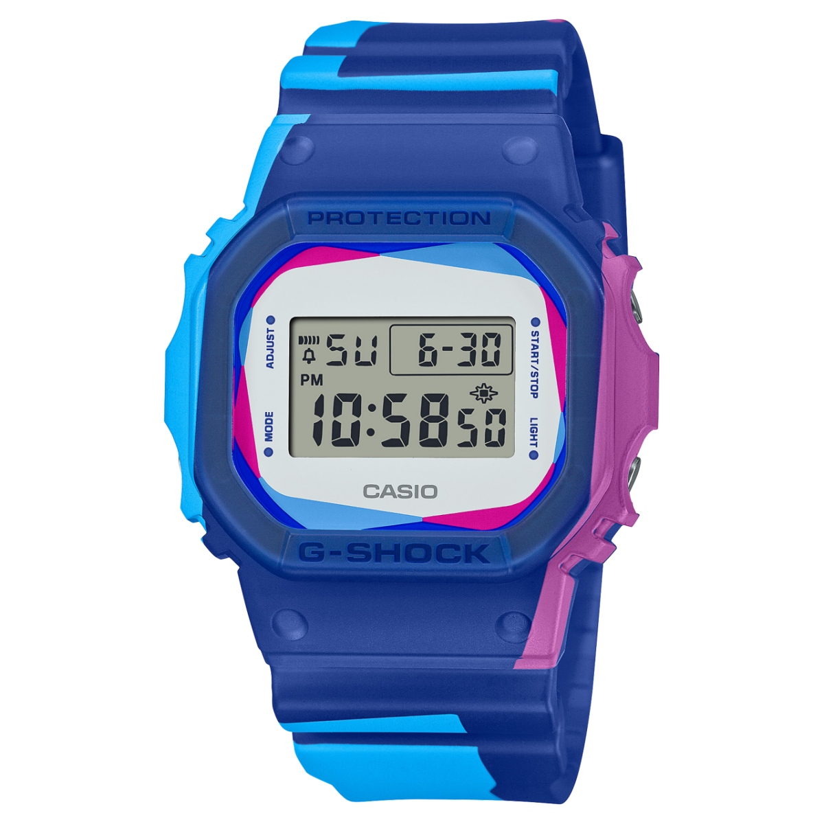ساعت مچی مردانه/ زنانه اسپرت جیشاک G-SHOCK DWE-5600PR-2DR