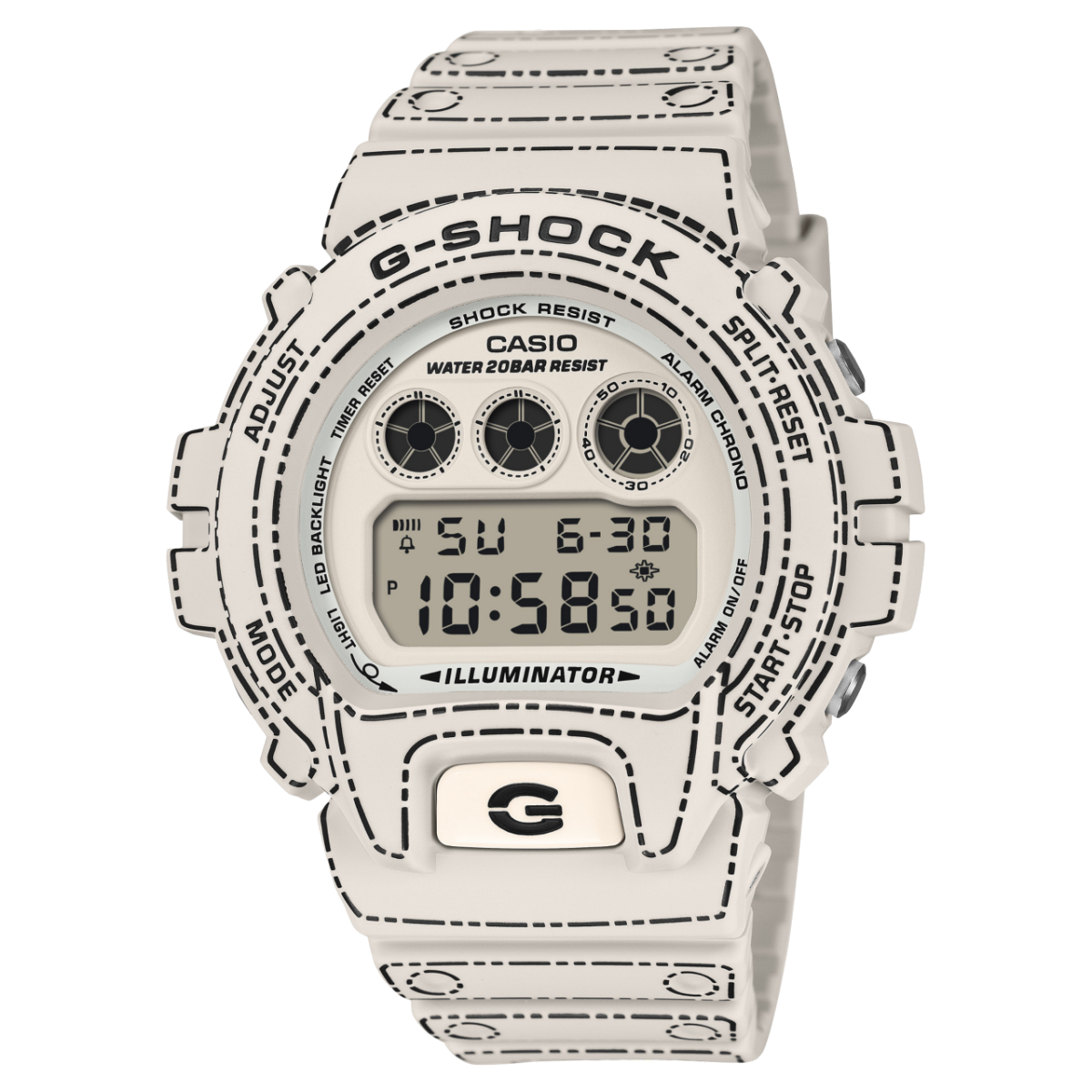ساعت مچی مردانه/ زنانه اسپرت جیشاک G-SHOCK DW-6900RGM-5DR