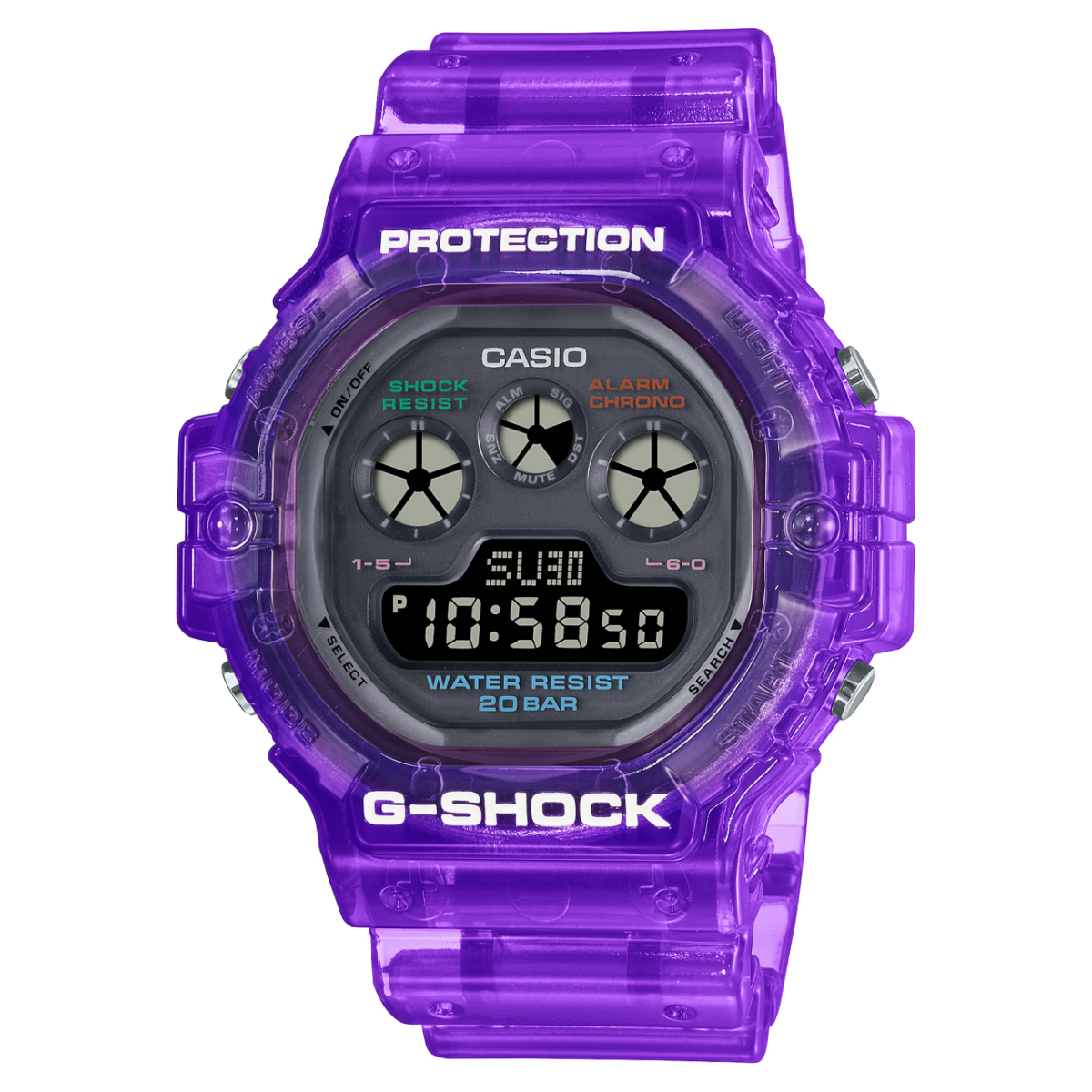 ساعت مچی مردانه/ زنانه اسپرت جیشاک G-SHOCK DW-5900JT-6DR