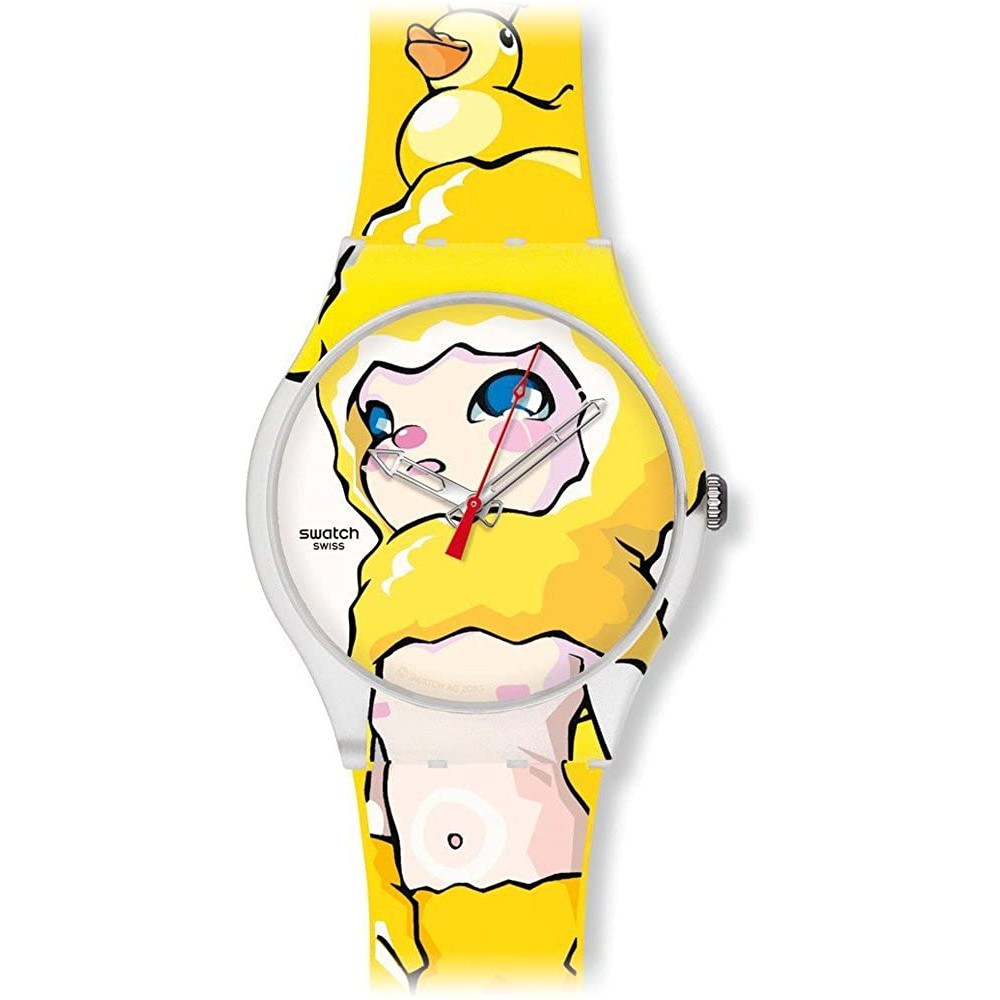 ساعت مچی یونیسکس سواچ SWATCH DUCKY BRIGADE