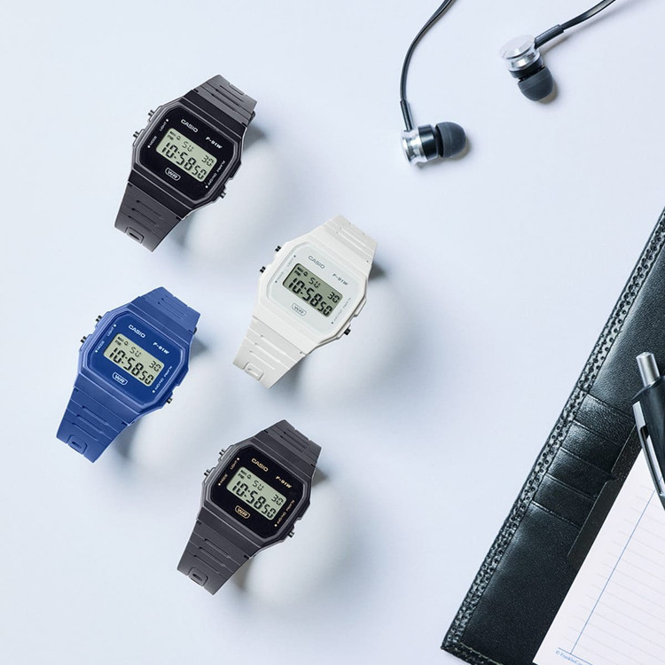ساعت مچی یونیسکس اسپرت CASIO F-91WB-1ADF